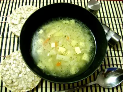 Английский суп с копченым сыром рецепт с фото