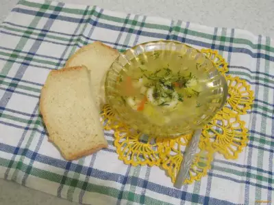 Суп с рожками рецепт с фото