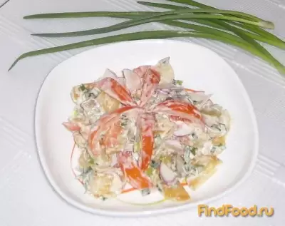 Зимний картофельный салат рецепт с фото