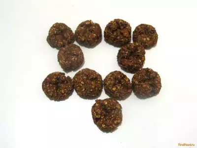 Шоколадно-овсяное печенье рецепт с фото