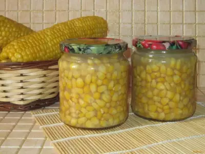 Консервированная кукуруза в зернах рецепт с фото