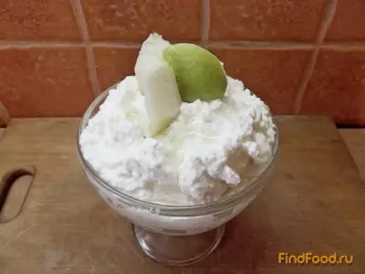 Творожно-грушевый десерт рецепт с фото