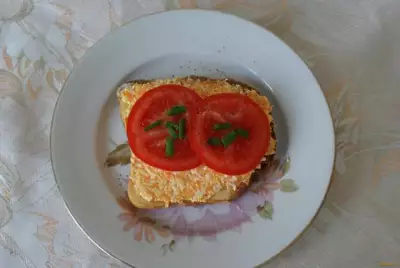 Бутерброды с плавленым сыром и морковью рецепт с фото