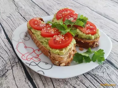 Веганские бутерброды с авокадо рецепт с фото