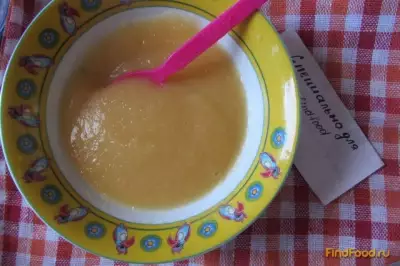 Детское персиково-яблочное пюре рецепт с фото