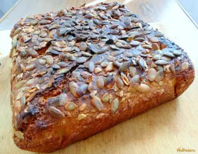 Быстрый хлеб с семенами подсолнечника рецепт с фото