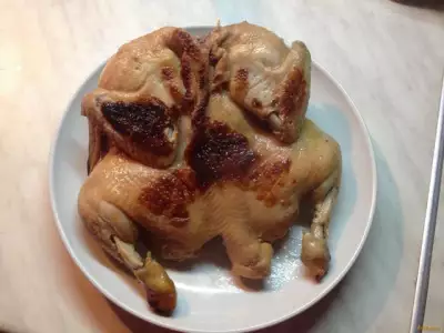 Запечннная курица в медово - горчичном соусе рецепт с фото