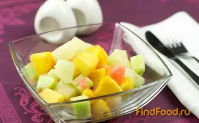 Салат фруктово-овощной рецепт с фото