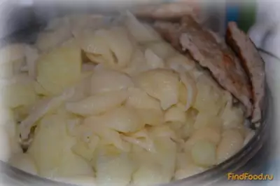 Макароны с картофелем рецепт с фото