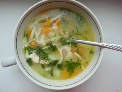 Домашняя лапша в курином супе рецепт с фото