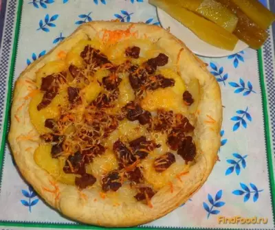 Пирог с уткой и картофелем рецепт с фото