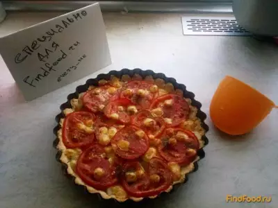 Пирог с луком и помидорами рецепт с фото