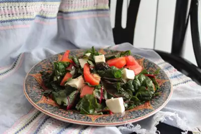 Греческий салат с арбузом рецепт с фото