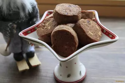 Рождественское шоколадное печенье рецепт с фото