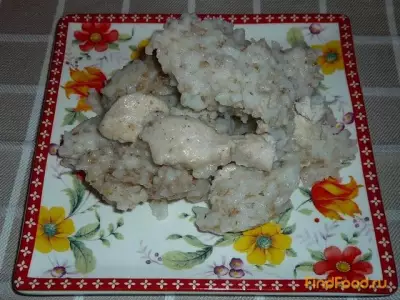 Каша рисово-овсяная с курочкой рецепт с фото