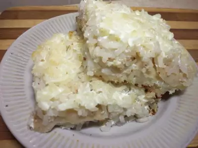 Запеканка из риса с яблоками рецепт с фото