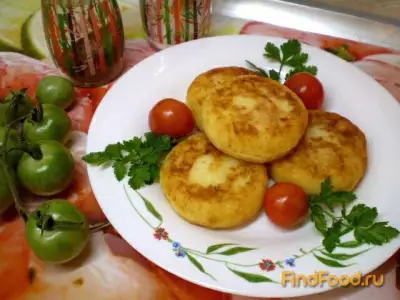 Картофельные биточки с пшеном и сыром рецепт с фото