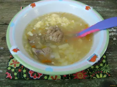 Детский печеночный суп с домашней лапшой рецепт с фото
