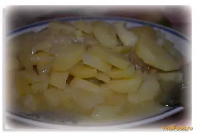 Картошечка с лучком и маслицем в горшочке рецепт с фото