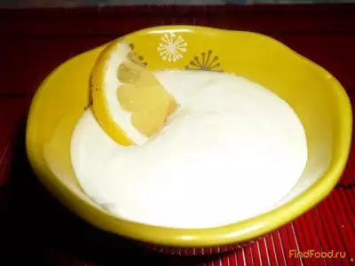 Ванильно-лимонный творожный десерт рецепт с фото