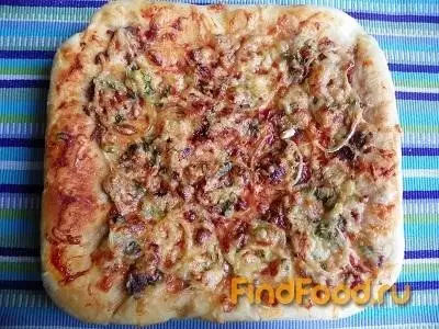 Пицца с фаршем и луком рецепт с фото