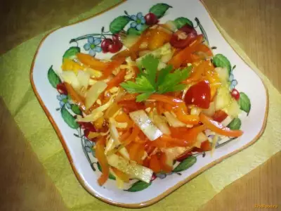 Китайский овощной салат рецепт с фото