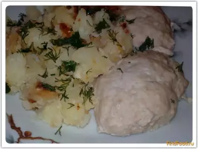Картошка с паровыми котлетами рецепт с фото