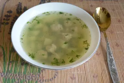 Простой суп с фрикадельками для детей рецепт с фото