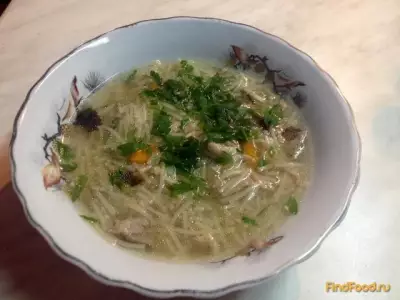 Вермишелевый суп рецепт с фото