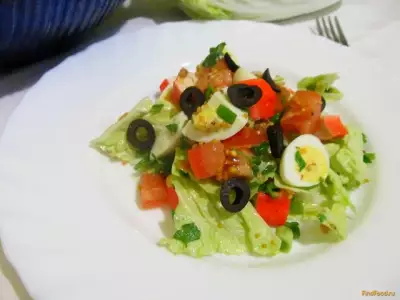 Салат с крабовыми палочками и пекинской капустой рецепт с фото