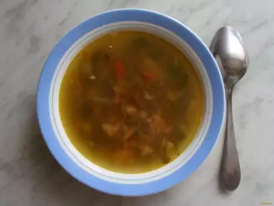 Чечевичный суп с курицей рецепт с фото