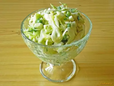 Салат с капустой и яйцом рецепт с фото