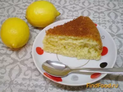 Пирог лимонный в мультиварке рецепт с фото