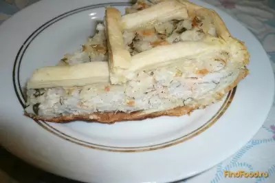 Пирог с консервированной горбушей рецепт с фото