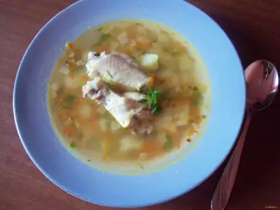 Картофельный суп с курицей рецепт с фото