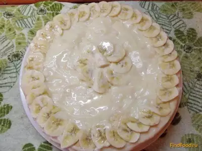 Торт с киви и бананами рецепт с фото
