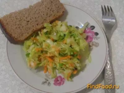 Салат из свежей белокочанной капусты рецепт с фото