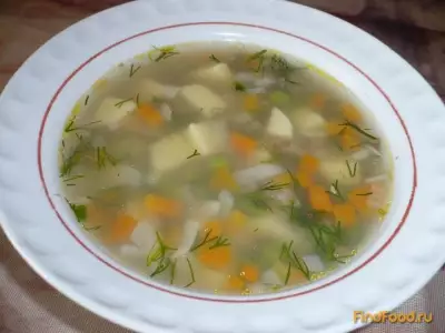 Постный гречневый суп с зеленым горошком рецепт с фото