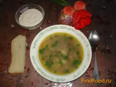 Гречневый суп с куриными сердечками рецепт с фото