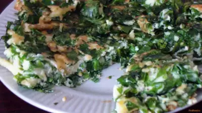 Зеленый пирог рецепт с фото