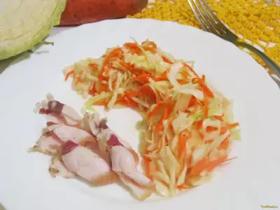Салат с капусты и моркови рецепт с фото