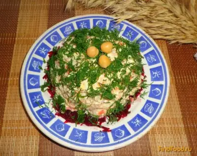 Салат с нутом и рыбой рецепт с фото