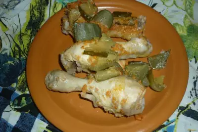 Куриные ножки под овощным соусом в мультиварке рецепт с фото