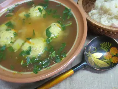 Суп с фрикадельками из щучьего фарша рецепт с фото