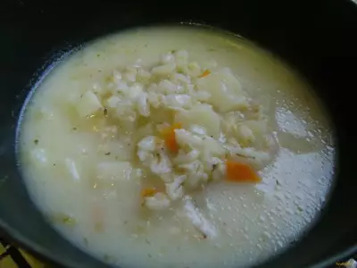Сырный суп с перловкой рецепт с фото