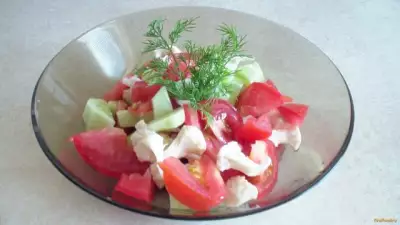 Салат из цветной капусты рецепт с фото
