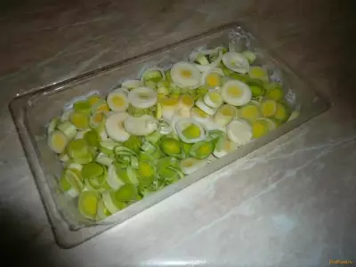 Лук-порей замороженный рецепт с фото