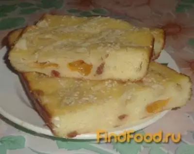 Пирог на манной крупе рецепт с фото