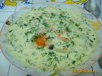 Суп грибной со сметаной рецепт с фото