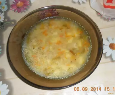 Суп с пшеном и фасолью рецепт с фото